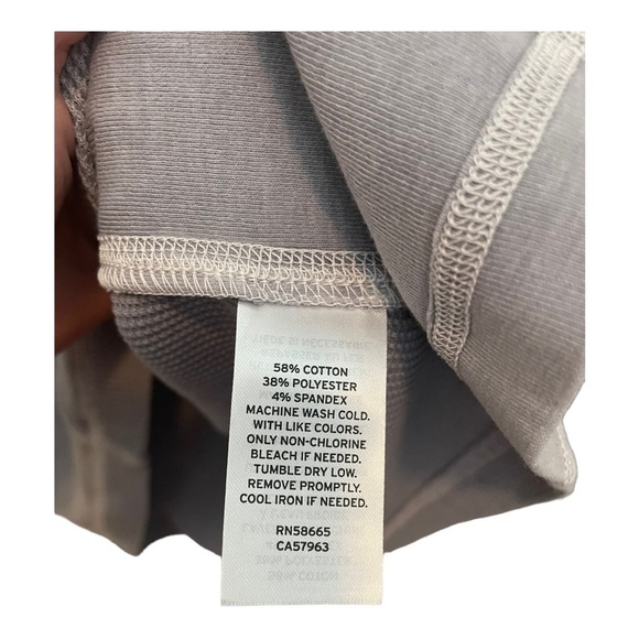 TREASURE & Bond gray thermal lightweight hoodie - Picture 10 of 11
